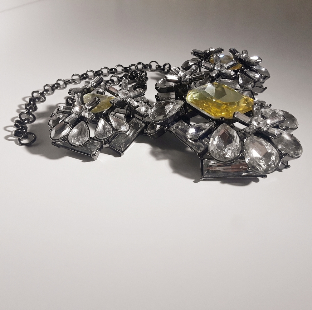 Cache 2 Tone Statement Necklace - image 2